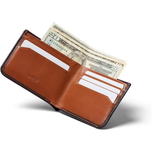 Hide & Seek Wallet (Slim Leather Bifold Design, RFID Protected, Holds 5-12 Cards - Picture 3 of 7